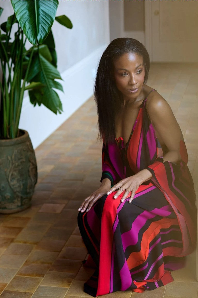 Portofino Multi Striped Caftan
