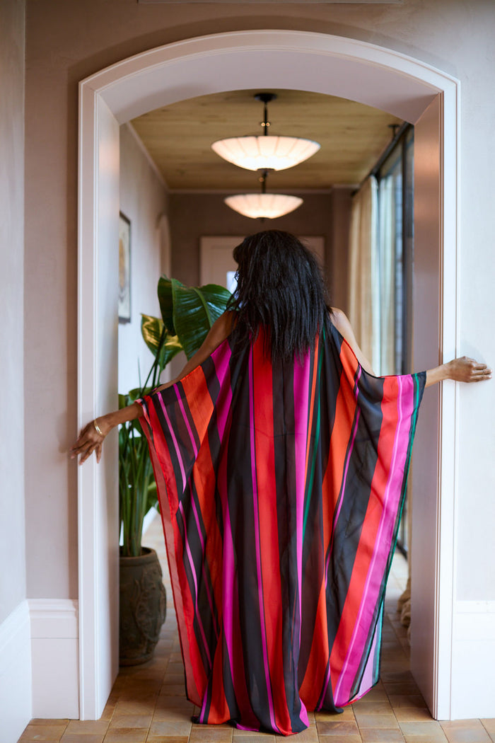 Portofino Multi Striped Caftan