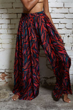 Electric Feather Palazzo Pant