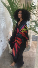 Electric Feather Caftan